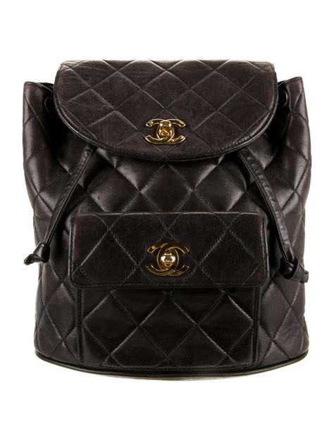 chanel duma backpack size|authentic chanel backpack.